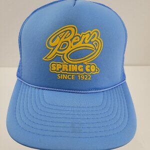 Vintage snapback hat Light Blue "Bens Spring Co Since 1922" by Mohr's Trucker